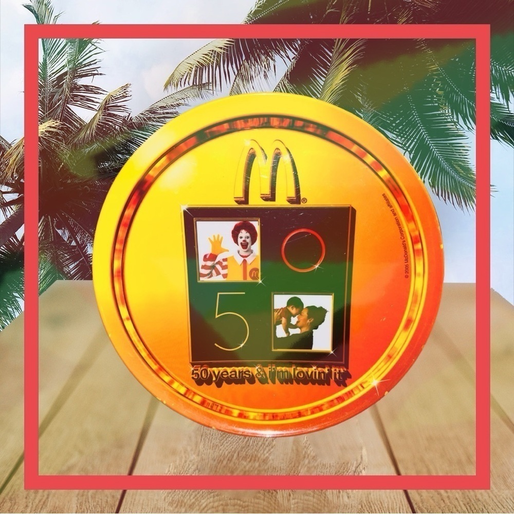 2005 McDonald's 50 Years and I'm Lovin' It 9 1/2" Plate Sun Coast Industries